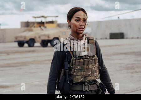 Special Ops Lioness Zoe Saldana Stockfoto