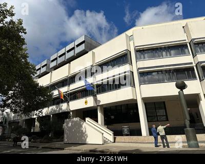 London, Großbritannien. September 2024. Die deutsche Botschaft in London. Quelle: Benedikt von Imhoff/dpa/Alamy Live News Stockfoto