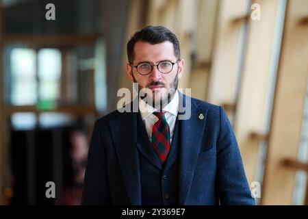 Edinburgh Schottland, Vereinigtes Königreich 12. September 2024. Paul Sweeney MSP im schottischen Parlament. Credit sst/alamy Live News Stockfoto