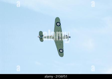 1943 SPITFIRE T.9 – MJ627 auf der RAF Waddington International Air Show 2005 Stockfoto