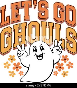 Los Geht'S Ghouls Stock Vektor