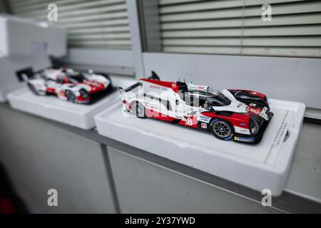 Oyama, Japon. September 2024. Toyota Gazoo Racing Illustration während der 6 Stunden von Fuji 2024, 7. Runde der FIA Langstrecken-Weltmeisterschaft 2024, vom 13. Bis 15. September 2024 auf dem Fuji Speedway in Oyama, Shizuoka, Japan - Foto Javier Jimenez/DPPI Credit: DPPI Media/Alamy Live News Stockfoto