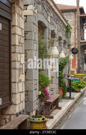 Lagadia Village, Arkadia, Griechenland Stockfoto