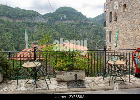 Lagadia Village, Arkadia, Griechenland Stockfoto