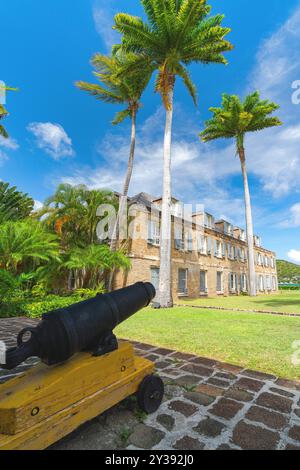 Alte Militärfestung, Nelson's Dockyard, Antigua Stockfoto
