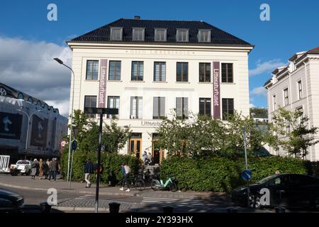 Tanum Litteraturhuset - das Haus der Literatur - Wergelandsveien Oslo, Norwegen Stockfoto