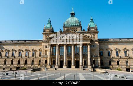 Das Gebäude des Federal Administrative Court, Leipzig, Deutschland Stockfoto