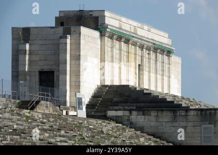 Zeppelinfeld Nürnberg Zeppelin Field Nazi Tribune Grandstand Stadium, Nürnberg Deutschland Europa Stockfoto