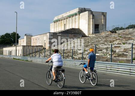 Zeppelinfeld Nürnberg Zeppelin Field Nazi Tribune Grandstand Stadium, Nürnberg Deutschland Europa Stockfoto