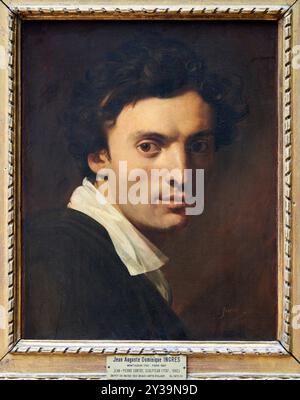 Porträt von Jean-Pierre Cortot, Bildhauer (1787-1843), 1815, Jean-Auguste-Dominique INGRES, Montauban, 1780 - Paris, 1867, Musée du Louvre, Paris, Fran Stockfoto