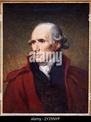 Porträt von Antonio Canova (1757-1822), Bildhauer, zwischen 1802 und 1808. Wahrscheinlich ausgestellt im Salon von 1808, Öl auf Leinwand, Francois GÉRARD, Rom Stockfoto