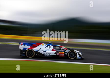 Oyama, Shizuoka, Japan, 13.09.2024, 20 VAN DER LINDE Sheldon (zaf), FRIJNS Robin (nld), RAST Rene (ger), BMW M Team WRT, BMW Hybrid V8 #20, Hypercar, Action während der 6 Stunden von Fuji 2024, 7. Runde der FIA Langstrecken-Weltmeisterschaft 2024, vom 13. Bis 15. September 2024 auf dem Fuji Speedway in Oyama, Shizuoka, Japan Stockfoto