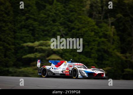 Oyama, Shizuoka, Japan, 13.09.2024, 20 VAN DER LINDE Sheldon (zaf), FRIJNS Robin (nld), RAST Rene (ger), BMW M Team WRT, BMW Hybrid V8 #20, Aktion während der 6 Stunden von Fuji 2024, 7. Runde der FIA Langstrecken-Weltmeisterschaft 2024, vom 13. Bis 15. September 2024 auf dem Fuji Speedway in Oyama, Shizuoka, Japan Stockfoto