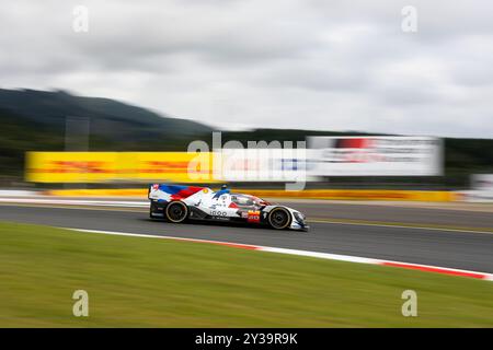 Oyama, Shizuoka, Japan, 13.09.2024, 20 VAN DER LINDE Sheldon (zaf), FRIJNS Robin (nld), RAST Rene (ger), BMW M Team WRT, BMW Hybrid V8 #20, Aktion während der 6 Stunden von Fuji 2024, 7. Runde der FIA Langstrecken-Weltmeisterschaft 2024, vom 13. Bis 15. September 2024 auf dem Fuji Speedway in Oyama, Shizuoka, Japan Stockfoto