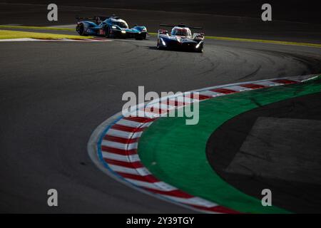 Oyama, Shizuoka, Japan, 13.09.2024, 20 VAN DER LINDE Sheldon (zaf), FRIJNS Robin (nld), RAST Rene (ger), BMW M Team WRT, BMW Hybrid V8 #20, Hypercar, Action während der 6 Stunden von Fuji 2024, 7. Runde der FIA Langstrecken-Weltmeisterschaft 2024, vom 13. Bis 15. September 2024 auf dem Fuji Speedway in Oyama, Shizuoka, Japan Stockfoto