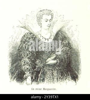 La reine Marguerite - Bild von Seite 120 von 'Voyage aux Pyrénées ... troisième édition illustrée par Gustave Doré' Stockfoto