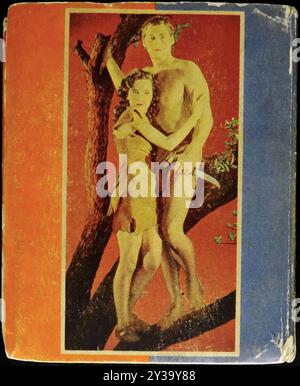 Edgar Rice Burroughs Big Little Book 1182 1936 Film Tie In Johnny Weissmuller Maureen Osullivan Photo Cover - Vintage Illustrated Magazin Stockfoto