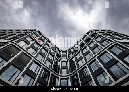 Essen, Deutschland. September 2024. Blick auf das DB Schenker-Hauptquartier in Essen. Die Deutsche Bahn verkauft ihre Logistiksparte Schenker an Dänemark. Quelle: Christoph Reichwein/dpa/Alamy Live News Stockfoto