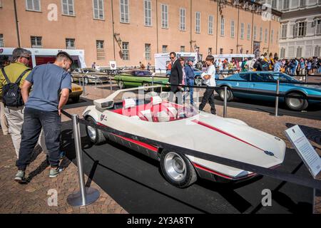 Torino, Italien. September 2024. Inaugurazione del Salone dell'Auto di Torino, Italia - Cronaca - Venerd&#xec; 13 Settembre 2024 (Foto Giulio Lapone/LaPresse) Einweihung des Salone dell'Auto von Turin, Italien - Nachrichten - Donnerstag, 12. September 2024 (Foto Giulio Lapone/LaPresse) Credit: LaPresse/Alamy Live News Stockfoto