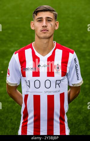 OSS, 10.09.2024. Frans Heesen Stadion. Keuken Kampioen Divisie, KKD, Saison 2024-2025, voetbal. Fotoruf Oss. Oben. Jonathan Mulder Credit: Pro Shots/Alamy Live News Stockfoto