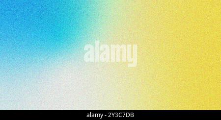 Gray Blue Yellow Gradient Hintergrund Design Element Kopierraum Stockfoto