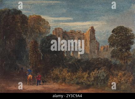 Kenilworth Castle - Donjon, 1800-1850. Stockfoto