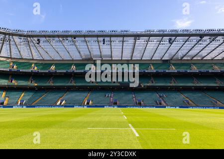 London, Großbritannien. September 2024. England Captain's Run im Allianz Stadium, Twickenham. UK © ️ Credit: Elsie Kibue/Alamy Live News Stockfoto