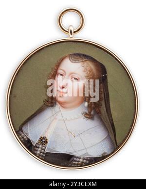 Anna von Österreich, Königin von Frankreich, 1627-1691. Stockfoto