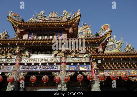 Ciji-Tempel, Lotus-See, Kaohsiung, Taiwan, Asien Stockfoto