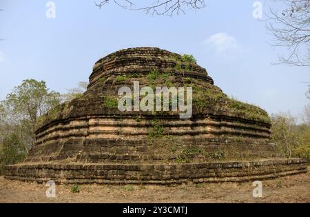 Wat Khao Phra Bat Noi, Sukhothai Historical Park, Sukhothai, Thailand, Asien Stockfoto