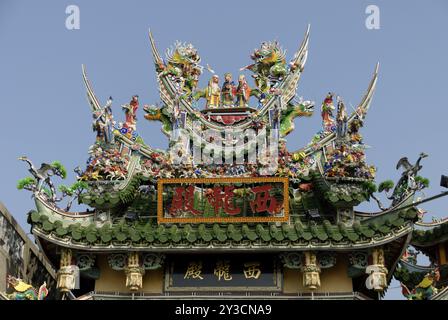 Templerof in Anping, Tainan, Taiwan, Asien Stockfoto