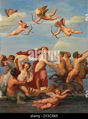 Der Triumph von Galatea, eine Kopie nach Raffaello Sanzio, 1835-1853. Stockfoto