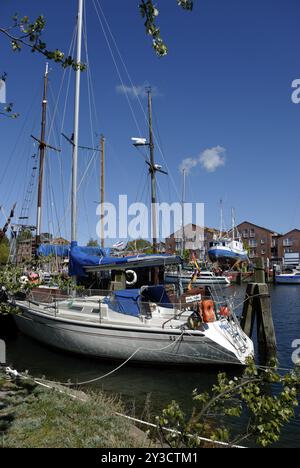 Marina in Orth, Fehmarn, Schleswig-Holstein, Deutschland, Europa Stockfoto