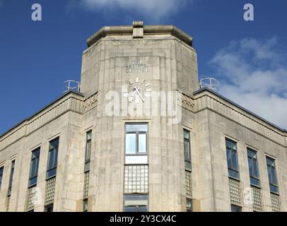 Blackpool, Lancashire, Vereinigtes Königreich, 5. März 2022: Das Edith Centre in Blackpool, ein Art-Deco-Gebäude aus den 1930er Jahren, Original: Marks and spencer Store und Nein Stockfoto