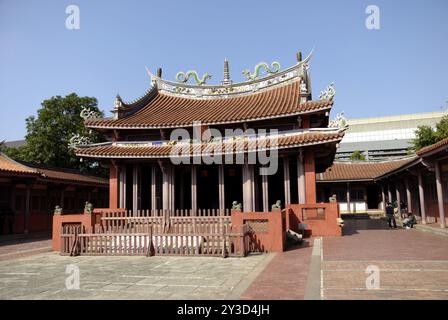 Schrein des konfuzianischen Tempels, Tainan, Taiwan, Asien Stockfoto