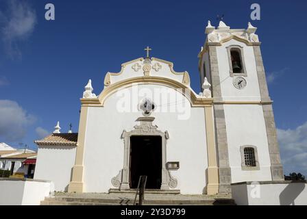 Pfarrkirche Vila do Bispo, Algarve, Portugal, Europa Stockfoto