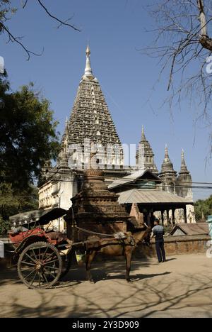 Mahabodhi-Tempel, Bagan, Myanmar, Asien Stockfoto