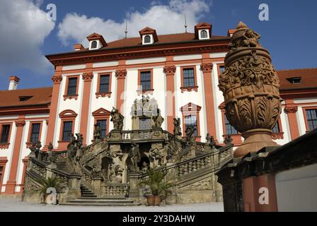 Schloss Troja, Prag Stockfoto