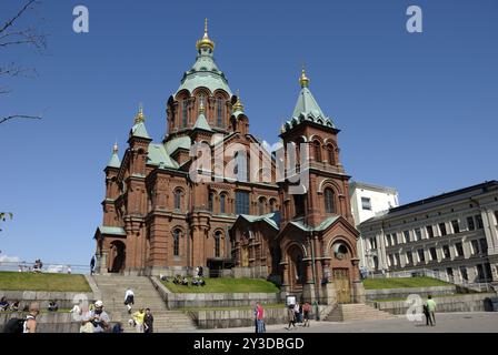 Uspenski Kathedrale, Helsinki, Finnland, Europa Stockfoto