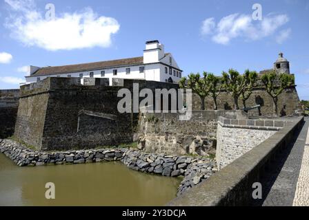 Forte de Sao BHs in Ponta Delgada, Sao Miguel Stockfoto