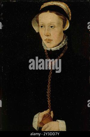 Porträt einer jungen Frau, 1534-1550. Stockfoto