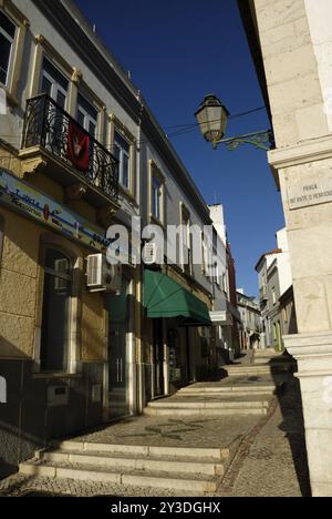 Rua da Vedoria, Lagos, Algarve, Portugal, Europa Stockfoto