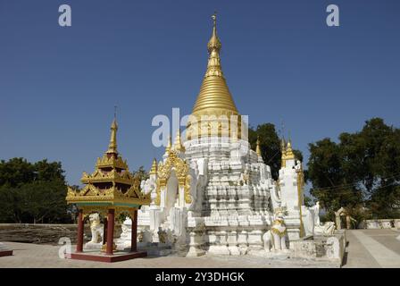 Pagode in Inwa, Myanmar, Asien Stockfoto