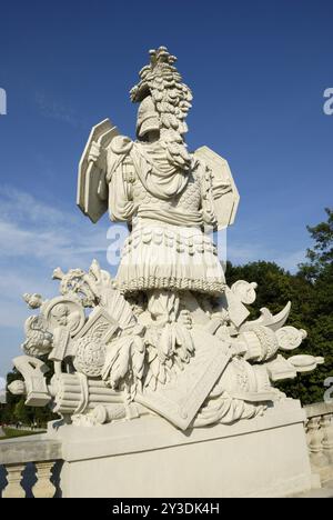 Skulptur in der Gloriette, Schloss Schönbrunn, Wien, Österreich, Europa Stockfoto