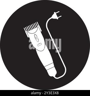 Elektrische Clipper Vektor-Symbol Illustration Vorlage Design Stock Vektor