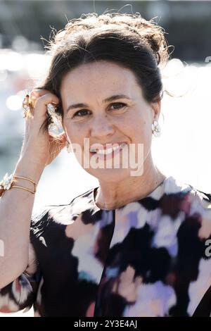 La Rochelle, Frankreich. September 2024. Ines Kermas posiert während des 26. La Rochelle Fiction Festivalls am 14. September 2024 in La Rochelle, Frankreich. Foto: David NIVIERE/ABACAPRESS. COM Credit: Abaca Press/Alamy Live News Stockfoto