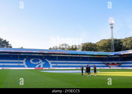 Doetinchem, Niederlande. September 2024. DOETINCHEM, Stadion de Vijverberg, 13.09.2024, Saison 2024/2025, Niederländisch Keuken Kampioen Divisie. Während des Spiels de Graafschap - Helmond Sport, Stadionübersicht Credit: Pro Shots/Alamy Live News Stockfoto