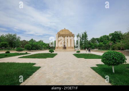 Buchara, Usbekistan - 10. Mai 2019: Samanid Mausoleum in der Altstadt Stockfoto