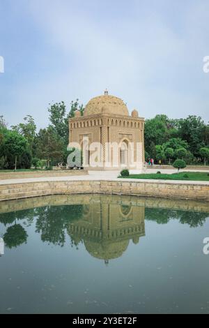 Buchara, Usbekistan - 10. Mai 2019: Samanid Mausoleum in der Altstadt Stockfoto