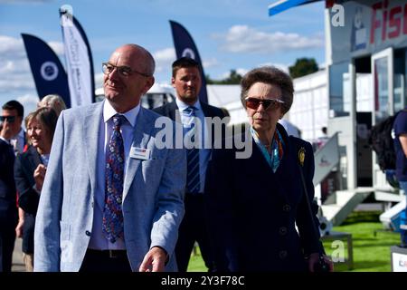 13. September 2024 HRH Princess Royal besucht die 55. Annual Boat Show in Southampton England UK Credit/Caron Watson/Alamy Live News. Stockfoto